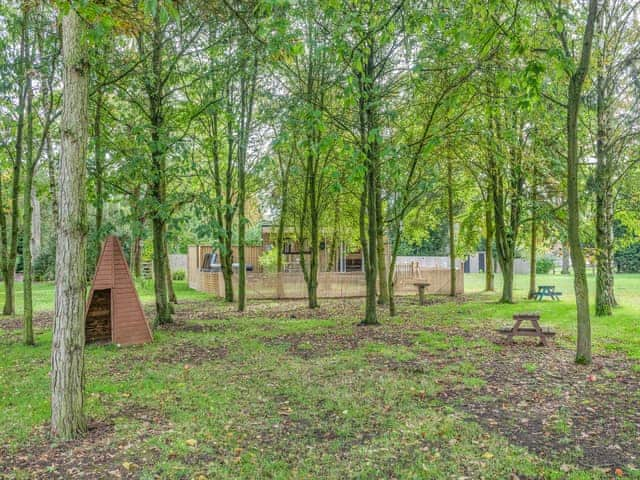 Outdoor area | Copper Beech - Woodland Cottages, Halstead