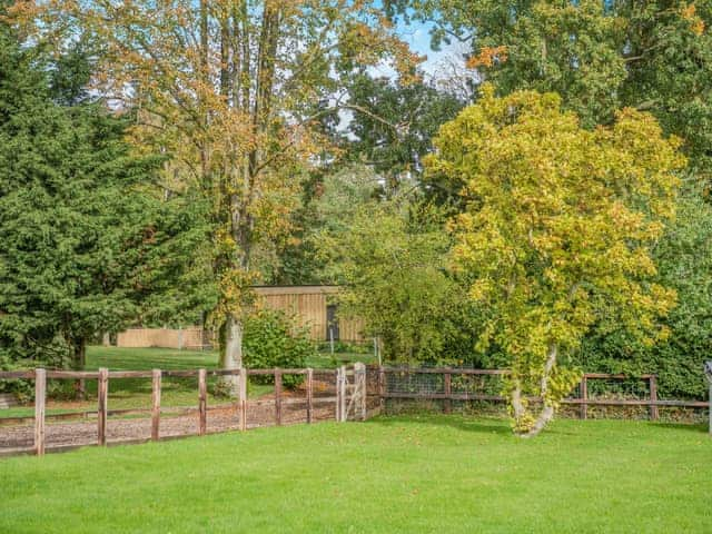 Outdoor area | Copper Beech - Woodland Cottages, Halstead