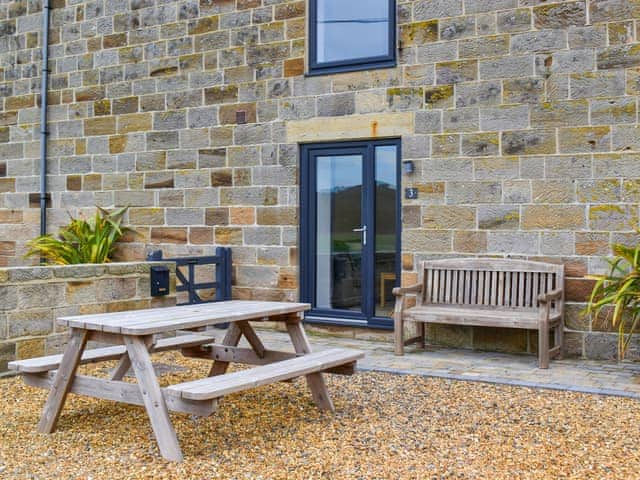 Sitting-out-area | Oak Cottage - The Granary Cottages, Whitby