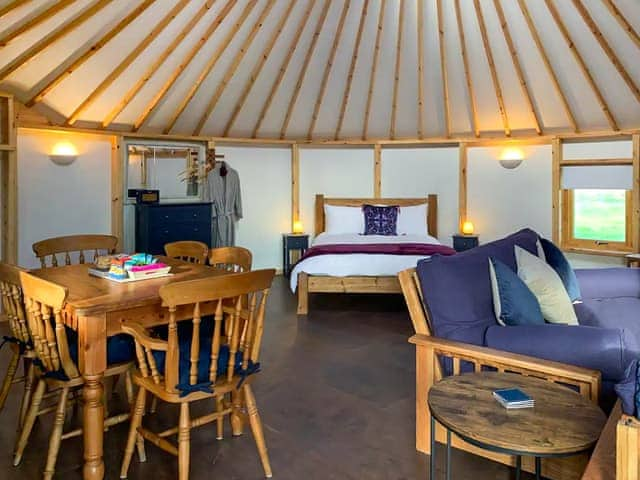 Open plan living space | Butterfly Roundhouse - The Roundhouses, South Walsham