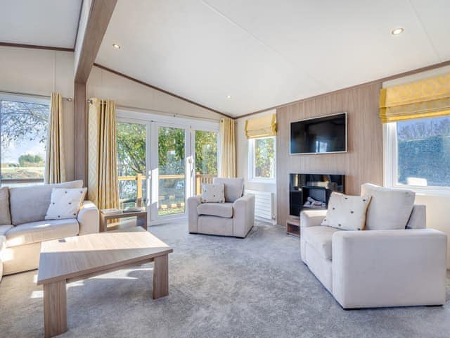 Living area | The Lancaster - Rosewood Waters Retreat, Horncastle