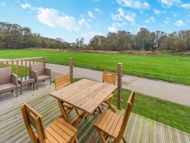 Sitting-out-area | Alfie - Bridlington Link Lodges, Sewerby, near Flamborough