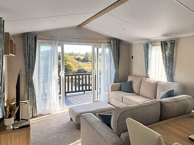 Living area | The Drey - Riverside Pods, Ashington, near Morpeth