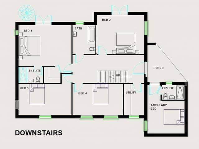 Floor plan | Tregarden, Bude