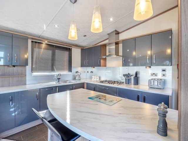 Kitchen area | The Lancaster - Rosewood Waters Retreat, Horncastle