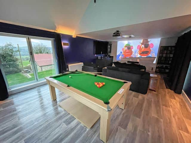 Games room | The Farmhouse, Ley Farm, Yarcombe