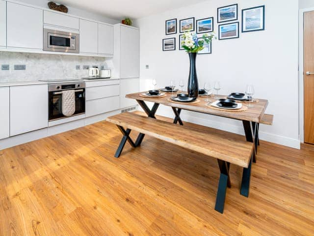 Dining Area | No. 2 Sunnyside Apartments, Woolacombe