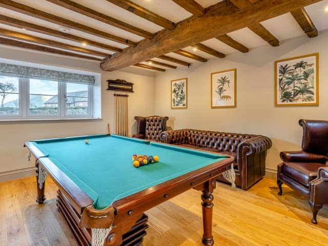 Games room | The Farmhouse, Church Stretton