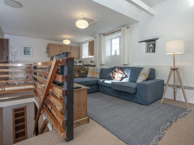 Open plan living space | Hayloft - Summercourt Cottages, Looe