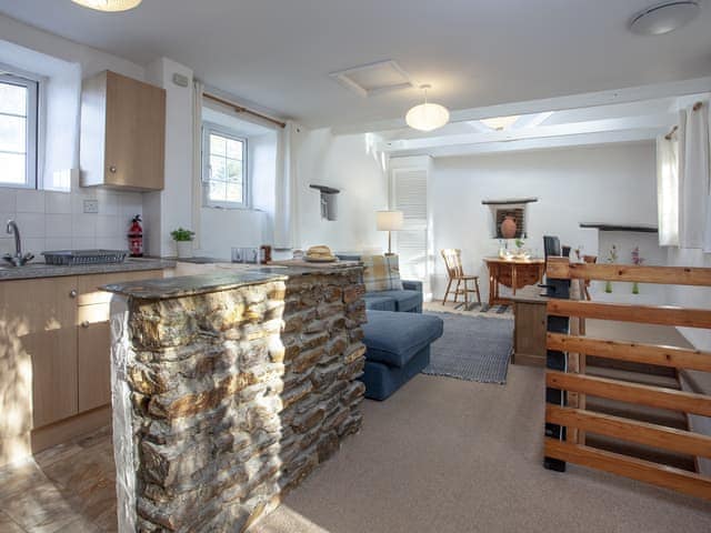 Open plan living space | Hayloft - Summercourt Cottages, Looe