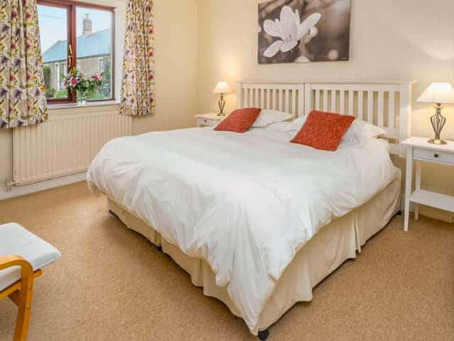 Double bedroom | The Martin&rsquo;s - Elwick Farm Holiday Cottages, Belford