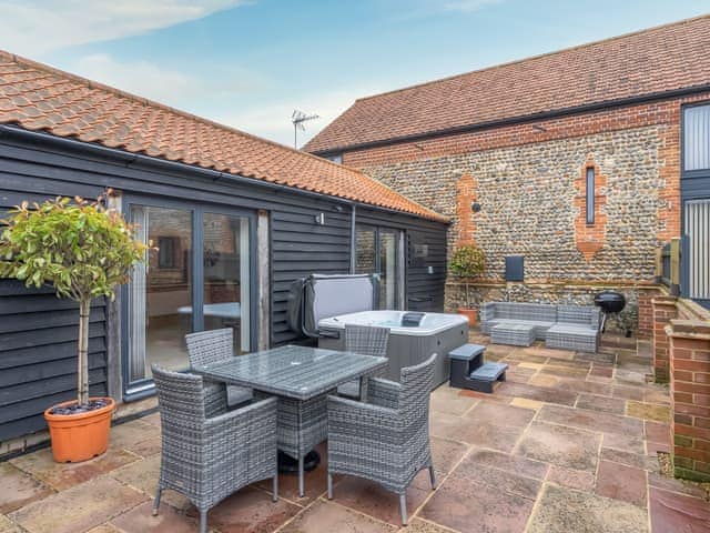 Patio | Courtyard Barn - Hall Farm Barns, Gimingham, near Mundesley