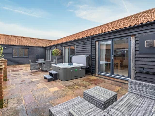 Patio | Courtyard Barn - Hall Farm Barns, Gimingham, near Mundesley