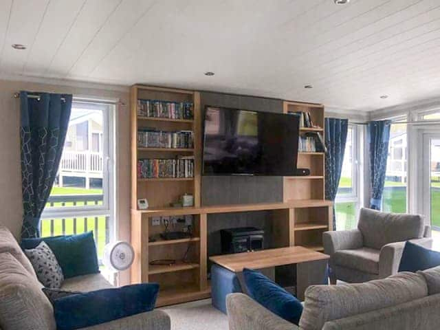 Living area | Blissful Lodge, Cartmel