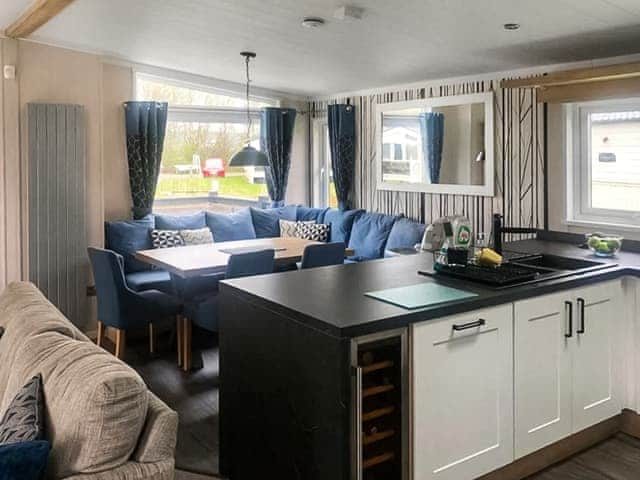 Open plan living space | Blissful Lodge, Cartmel