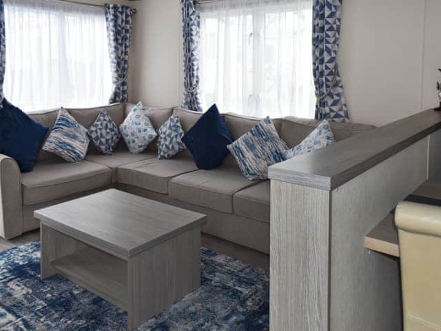 Open plan living space | Seascape Lodge, Sandown