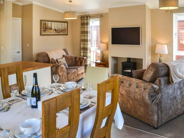 Dining Area | Floki&rsquo;s Lodge, Felmoor Park, near Morpeth