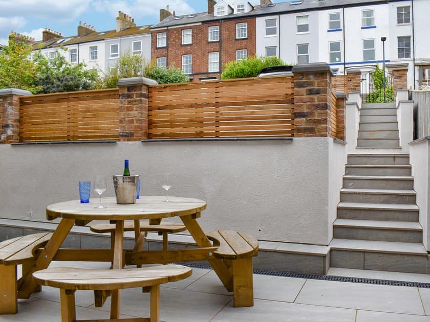 Patio | Cleveland House - Cleveland Terrace stays, Whitby