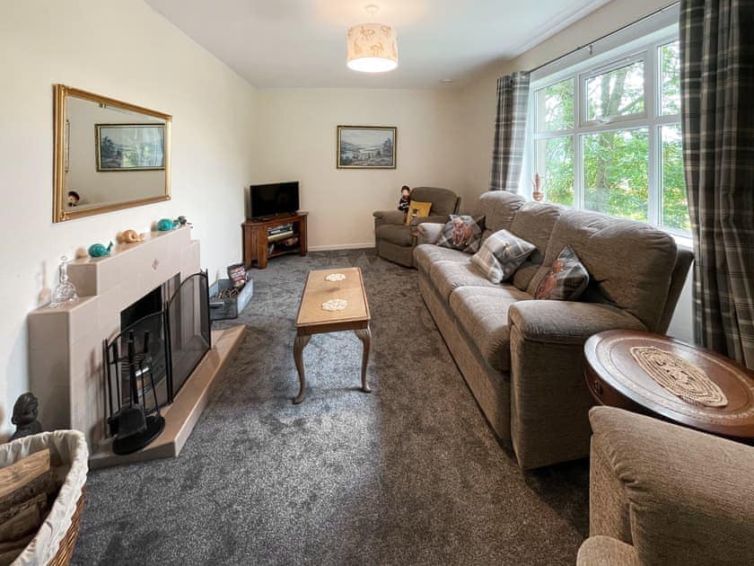 Living area | Muir Cottage - Asloun Farmstay, Alford