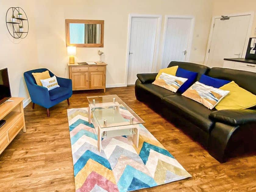 Living area | Muckle Green Holm - Shaalder Apartments, Kirkwall