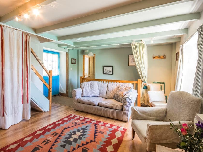 Living area | Mermaid Cottage - Portmellon Fishermans Cottages, Portmellon