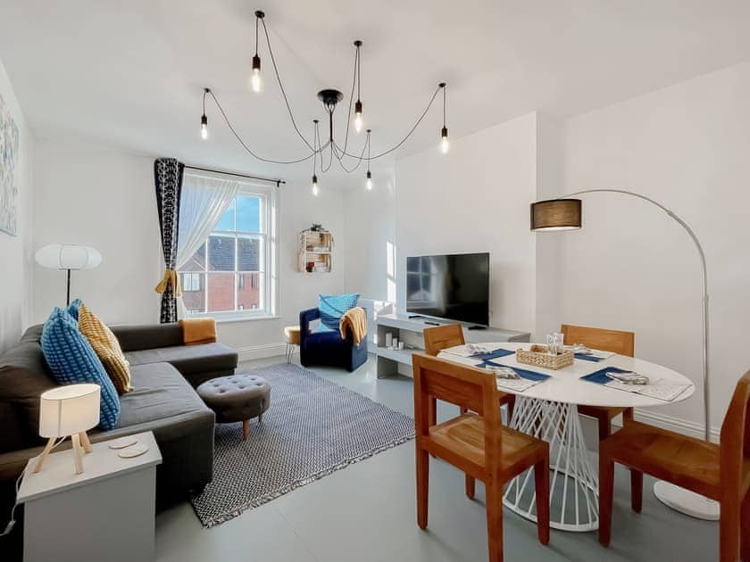 Open plan living space |  Apartment Three - Quays House, Gloucester