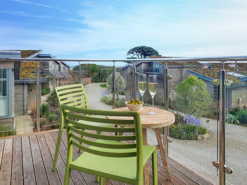 Balcony | Lodge 69 - St Ives Resort, Carbis Bay, near St Ives