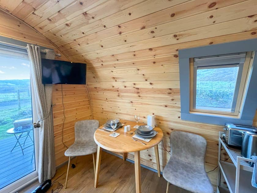 Dining Area | Heather Pod - Ardconnel Farm Pods, Connel, near Oban