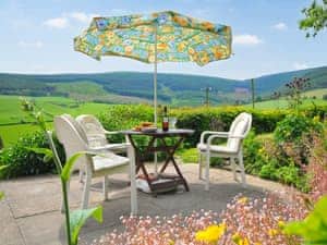 Sitting-out-area | Forest Cottage, Cascob, near Presteigne