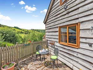 Sitting-out-area | Dingle Cottage, Clun, near Craven Arms