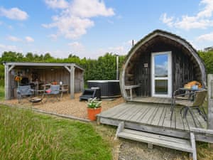 Exterior | The Hedgehog Pod - Glampio Cae Pella, Welshpool