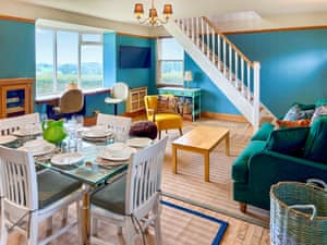 Open plan living space | The Annex at Mains House, Tain