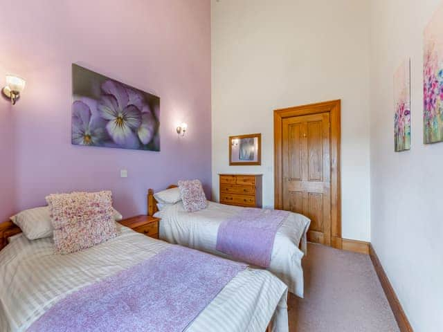 Twin bedroom | Engine House - Dickinson Place Holiday Cottages, Allonby