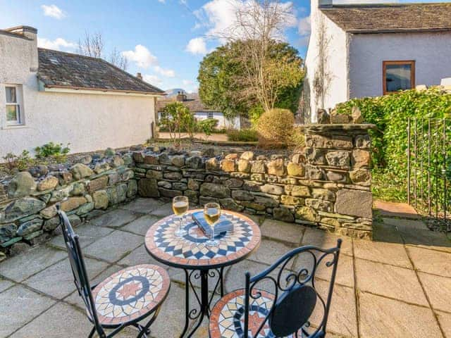 Sitting-out-area | Bunbury Cottage, Keswick