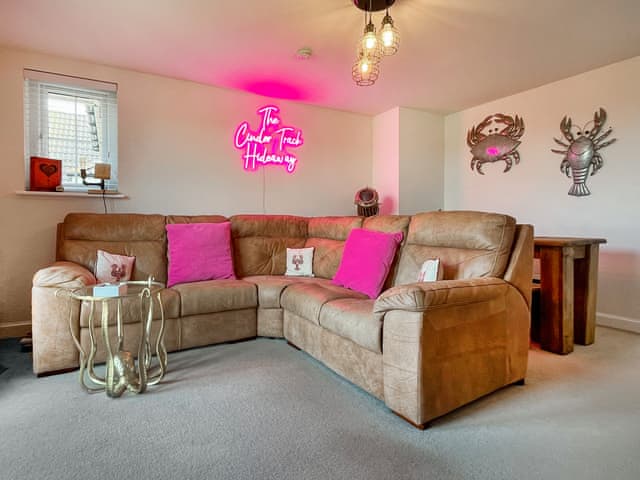 Living area | Cinder Track Hideaway, Whitby