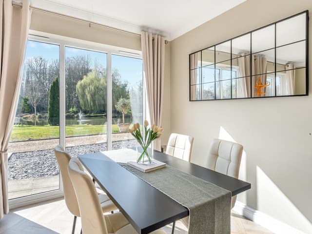 Dining Area | Herons Nest - Everglades Caravan Park and Lodges, Denver, King’s Lynn