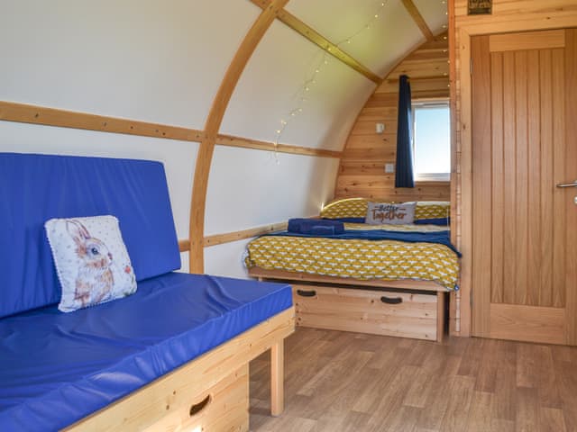 Open plan living space | Husk - Kelk Beck Glamping, Kelk, near Driffield
