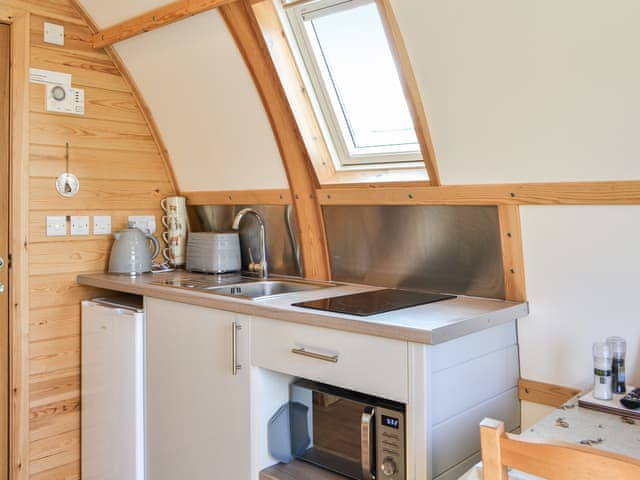 Kitchen | Husk - Kelk Beck Glamping, Kelk, near Driffield