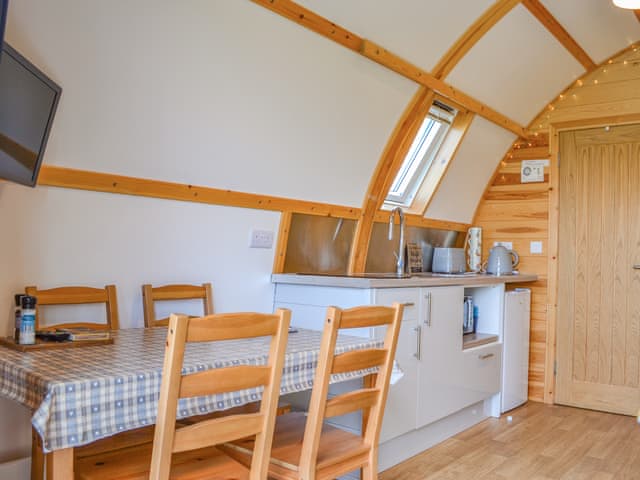 Dining Area | Mischief - Kelk Beck Glamping, Kelk, near Driffield
