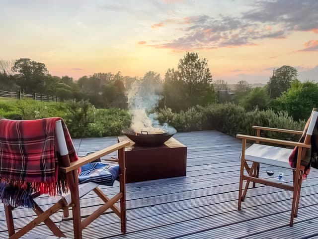 Decking | Tower Cottage - The Tower Cottages, Whittingham, near Alnwick