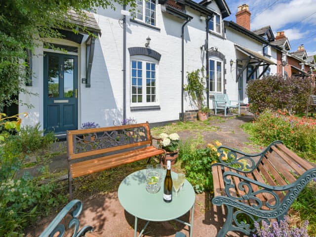 Sitting-out-area | Clee View Cottage, Ludlow