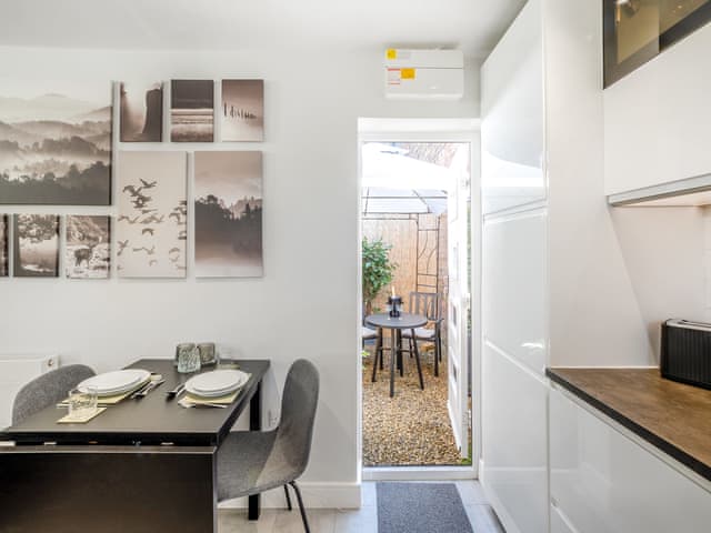 Kitchen/diner | The Hideaway - The Old Post Office Apartments, Haltwhistle