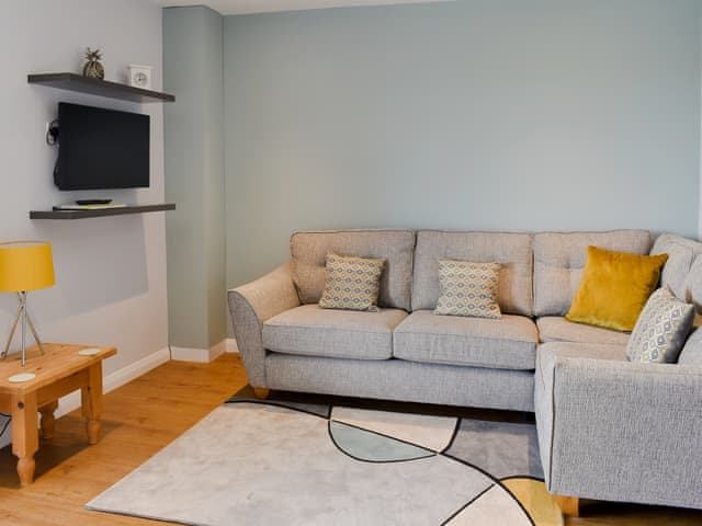 Living room | Sycamore Apartment - Moorhead Country Holidays, Woolfardisworthy, Clovelly