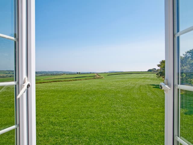 View | Greenfinch Apartment - Moorhead Country Holidays, Woolfardisworthy, Clovelly