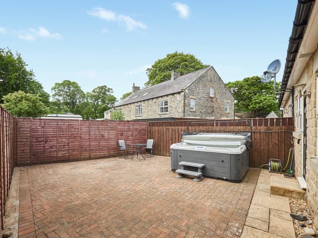 Hot tub | Britton Hall Bungalow, Westgate, near Stanhope