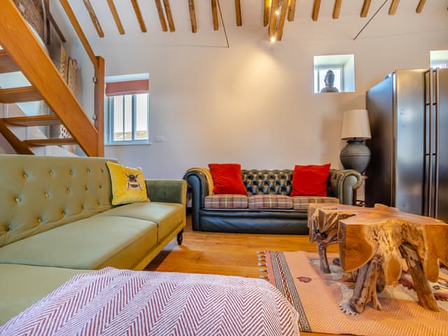 Living area | The Oast - New Shelve Farm Holidays - New Shelve Farm Holidays, Lenham, near Maidstone