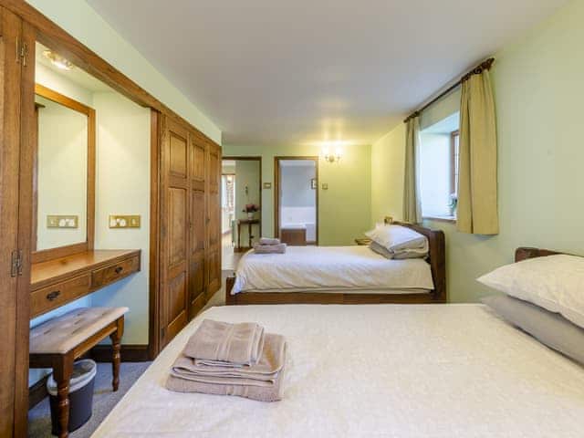 Twin bedroom | Meadowside Cottage, Calton Moor, near Ashbourne