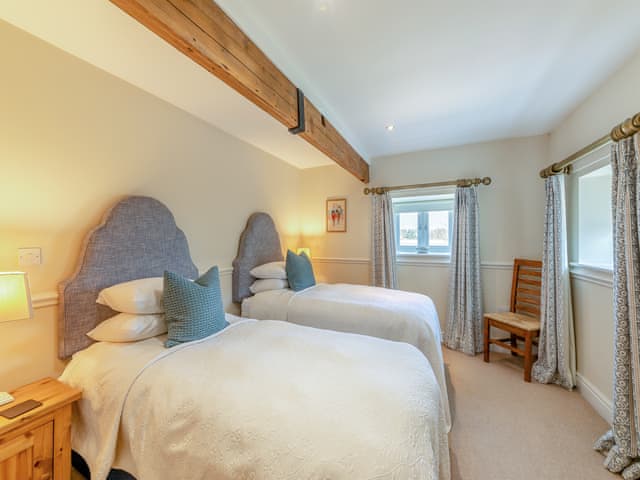 Twin bedroom | Carriage House - Doxford Cottages - Doxford Cottages, Doxford, near Embleton