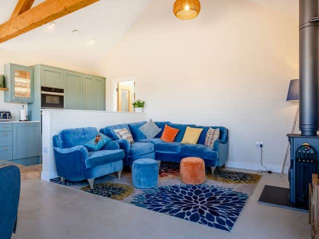 Open plan living space | The Old Cowshed, Thorness
