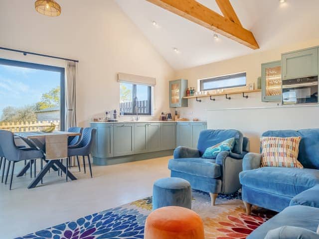 Open plan living space | The Old Cowshed, Thorness